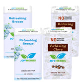 Ayurvedic Herbs Tobacco Alternatives | Non Addictive Refreshing Breeze & Clove Flavour Smoke 40 Sticks - Tobacco & Nicotine Free Combo Pack